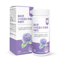 올바른 수국잎 열수 추출물 퍼플컷, 60정, 1개