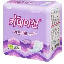 노인기저귀 카네이션 성인용기저귀/속기저귀/라운드형 고급 30매*4팩