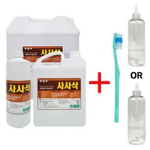 사사삭 타일 줄눈 욕실 석제세정제 백시멘트제거제, 공병 A타입, 4L x 1개