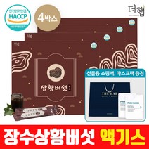 더햅 장수 상황버섯 진액 액기스 엑기스 농축 4박스 240포 (176000원 할인)(+쇼핑백 증정), 4개