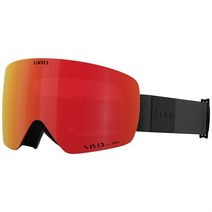 Giro 스포츠고글 Contour RS Goggles Used, Black Mono/Vivid Ember+Vivid I