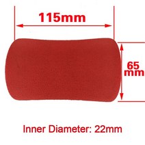 헬스기구부속품스폰지 슬리브 휘트니스 장비 튜브 핸들 그립 체육관 용 액세서리 교체 Supine Board Dumbbe, 02 Red