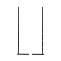 DK인테리어 휀스망 L자 다리 100cm, 1개, 블랙