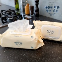 케렌시아 깨끗한 항균 행주 티슈 구성1) 80매x10팩, 80매, 10개