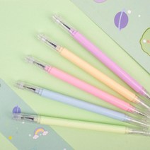 양면 세라믹 다꾸칼 커팅펜 종이칼 페이퍼 커팅칼 칼펜 스티커 컷팅, 노랑