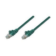 Intellinet 14피트 네트워크 솔루션 Cat6 RJ-45 수 UTP 패치 케이블 녹색(343718), 5-meter_Cat6/ U/UTP/ CCA | Gre