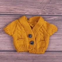 무속성솜인형 아이돌 인형옷 20cm 20cm 인형 니트 코트 의류 의상 겨울 따뜻한 스웨터 탑스 인형 가디건, 10 10