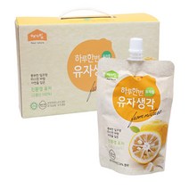 에덴 고흥 유자즙 하루한번 유자생각 (120ml x 15포) 유자쥬스 음료, 15포, 120ml