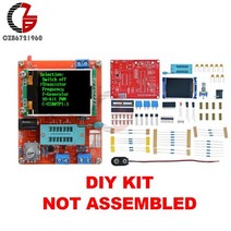 gm328a 트랜지스터 테스터 esr lcr 커패시터 커패시턴스 다이오드 전압 pwm 주파수 측정기 multimeter diy kit with case, 협력사, 영어 버전 diy