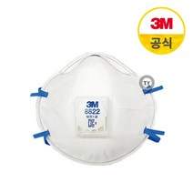 3M 안면부여과식 1급 방진마스크 8822 (10개입)
