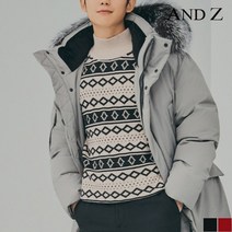 지오지아 앤드지 노르딕 자카드 모크넥 스웨터 (BZZ4EU1106)