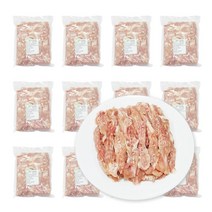 가나안식품 [도매] 닭목살 20팩 대용량 업소용 국내산 생닭 캠핑 숯불구이 특수부위, 1kg