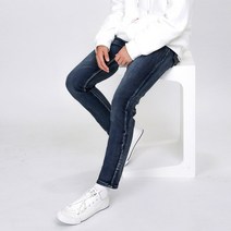 허벅스 남자 겨울 스판 융 기모 본딩 융털 남성 일자 청바지 데님 팬츠