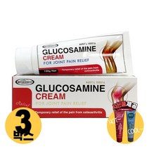 [사은품제공]호주 마더네스트 글루코사민 크림 100g 스포츠 마사지 MSM 바이탈조인트 크림 로션 알지알지몰 RZ, 상품수량, 3개