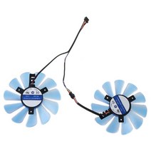 2PCS/SET RX480 RX570 RX470 그래픽 카드 용 85mm GPU VGA 냉각기 냉각 팬, 한개옵션0