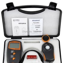 라돈측정기 라돈검사기 방사능측정기 LX1010BS 디지털 Luxmeter 3 1/2 자리 LCD 디스플레이 라이트 미터 환, 한개옵션0