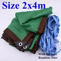 원터치 그늘막 글램핑 텐트 4인용 자외선 차단 HDPE 녹색 태양 차양 그물 야외 정원 쉼터 캐노피 다육 식물 전망대 발코니 그늘 천, [02] 2x3m