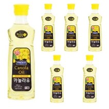 오뚜기 프레스코 카놀라유 900ml, 6개