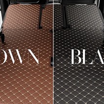 아이칸 베라크루즈 퀄팅 트렁크매트 자동차 차박매트, 브라운, 베라크루즈( 2열 손잡이 유)_분리형, 현대