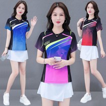 탁구복상의 유니폼 티셔츠 배드민턴 상의 바지 여름 속건 9종