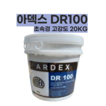 아덱스 던롭 DR100 20KG 초속경 고강도 초속건 보수 몰탈 급결 콘크리트 크랙 시멘트 DR 100 ARDEX 퍼티대용