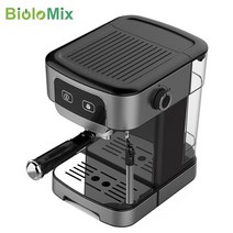 에스프레소머신 가정용 수동 커피 카페 머신 biolomix 1200w 20 bar 에스프레소 인스턴트 예열 메이커 우유 거품기 테라 카푸치노 뜨거운 물 스팀, cm6868 커피 메이커, 에게, CM6868 Coffee Maker+UK