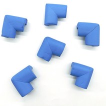 아기 모서리 보호대 스펀지 가구 책상 유리 보호 블루 끼움식 가정용 쿠션 유아 안전 캡 서랍장 탁자 코너 충격 완화 긁힘 방지 가드 두꺼운 식탁 테이블 ㄱ자 커버 패드 스폰지형