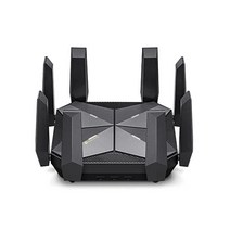 TP-Link AXE16000 쿼드 밴드 Wi-Fi 6E 라우터(Archer AXE300) - 듀얼 10Gb 포트 무선 인터넷 라우터 게이밍 라우터 VPN 클라이언트 지원 2 5G