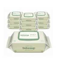 베베숲 저자극 제로 물티슈 캡형, 22팩, 80매