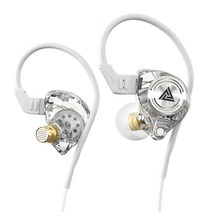 AK3 파일 유선 이어 버드 3.5mm 이어폰 이어 캡이있는 핸즈프리 헤드셋, 하얀색