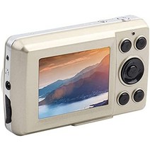 ebtools 디지털 비디오 카메라 16mp 720p 30fps 디지털 카메라 어린이 초보자 청소년을 위한 16배 줌 카메라 2.4인치 대화면 9.5 x 5.5 x 2.5cm(골드, 금