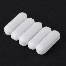 자석교반기 PTFE 마그네틱 교반기 믹서 교반 막대 원통형 유형C 자석 화이트, 1.아이보리