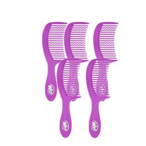 디탱글링 콤 빗 WetBrush Detangling Comb Purple, 5팩