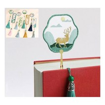 [New] WB7BA90DIY 패키지 자수 책갈피 취미생활 선물 핸드메이드, 쿠팡윙 A296 사슴