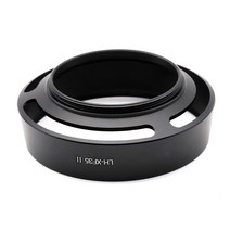 FITRADE LH-XF35-2 교체용 금속 렌즈 후드 스크류 인 43mm 후지필름 XF 35mm 23mm f/2 R WR 렌, 01 Black