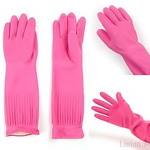 리시안제이 핑크색 고무장갑 특대 천연고무장갑 고무장갑가격