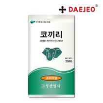 고성 코끼리고구마전분20kg 알갱전분20kg, 1개, 20kg