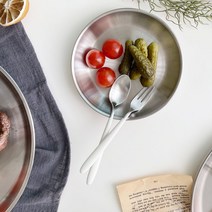 소코데코 골든벨 화이트실버 숟가락 젓가락 포크 나이프 어린이수저 커트러리 수저세트 10종, 09.티포크, 화이트 실버