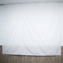 흰색 대형원단 배경 가림천 무대막 WM70006 / 휘장천 제작, 4. 300cm X 400cm