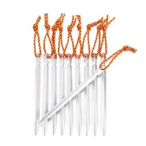 4Pcs 18cm 야외 텐트 네일 알루미늄 합금 스테이크 로프 캠핑 장비 캠핑 액세서리 텐트 페그, ZPPJ0018B
