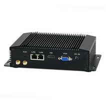 미니 PC 컴퓨터 산업용 임베디드 AIM10 인텔 셀러론 J4105 J4125 팬리스 IPC 윈도우 11 프로 VGA HDMI 2LAN 2COM RS232 4USB, 4.4G RAM 64G SSD - Intel Celer