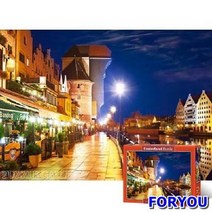 ForU288 조각 직소퍼즐 그단스크거리의 야경 1000개 퍼즐 피스 풍경퍼즐 풍경화퍼즐, 상세페이지 참조