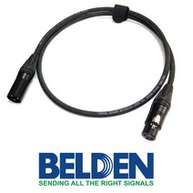 벨덴 8412 XLR(암)-XLR(수) 케이블 3M 블랙 [뉴트릭]