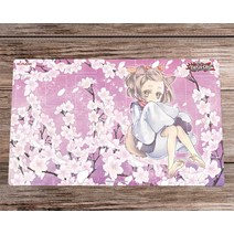 유희왕플레이매트 YuGiOh Playmat Ash Blossom amp 즐거운 봄 CCG TCG 트레이딩 카드 매트 가방 데스크 패드 Mousepad 60x35cm, [01] 600x350x2mm