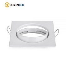 스퀘어 키트 LED 프레임 고정 장치 홀더 GU10 MR16 GU5.3 E27 천장 스포트 라이트 피팅 실내 피팅용 전구, Golden