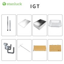IGT 테이블 stanluck 프레임 플랫 캠핑 테이블 액세서리 다리 보드