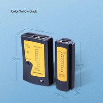랜선만들기 네트워크 케이블 테스터 연속성 RJ45 RJ11 연선 연결 CAT5/CAT6/CAT7 UTP 랜 와이어 테스트 도, 03 Orange and black