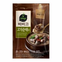 [한끼](냉동) 비비고 고기순대국 700g 간편식 아침대용 캠핑 자취생 필수품 간단식사 CJ 우리집 식재료, 10개