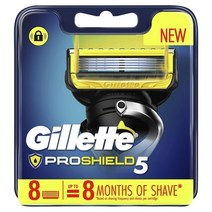 질레트 Gillette 퓨전 프로쉴드 레이저 블레이즈 면도기 면도날 8팩