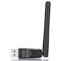 무선 wifi 어댑터 휴대용 인터넷 ALFA 150Mbps Ralink 차량용 인터넷, 협력사, 검은 색